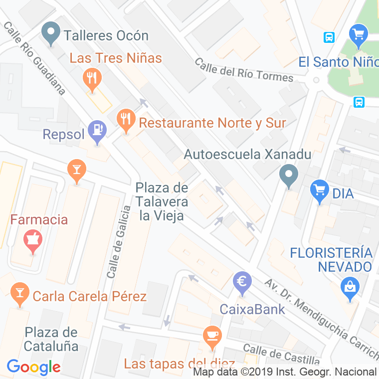 Código Postal calle Rio Segre en Leganés