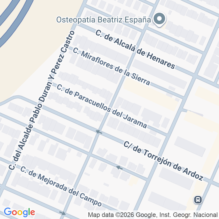 Código postal de Calle Paracuellos del Jarama (d en Leganes