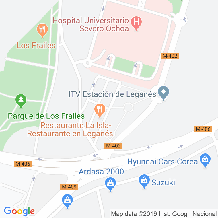 Código Postal calle Alegria en Leganés