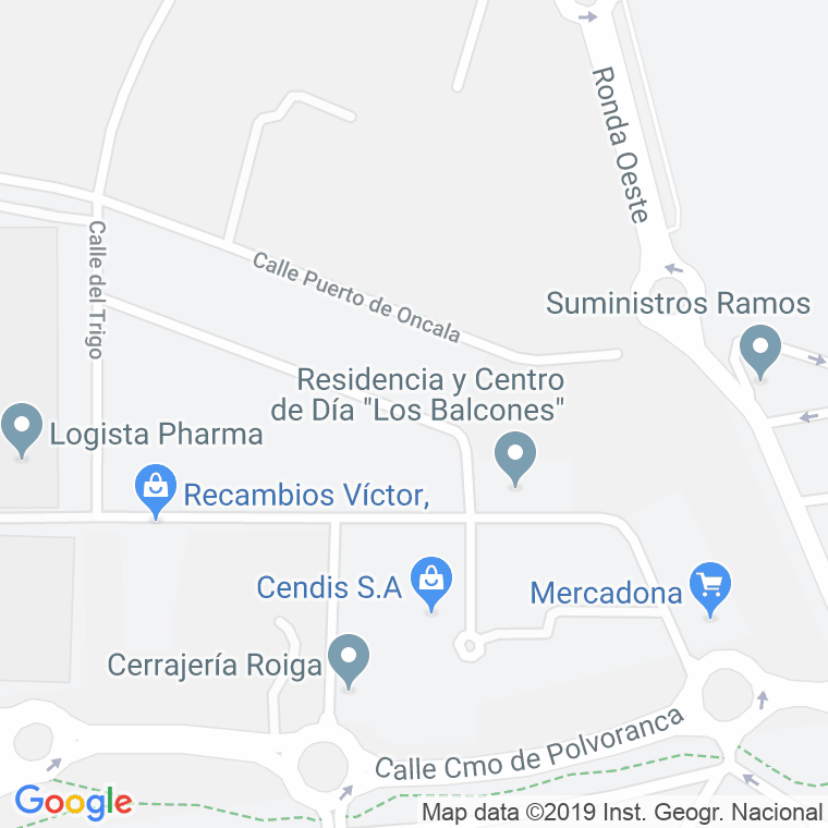 Código Postal calle Avena en Leganés