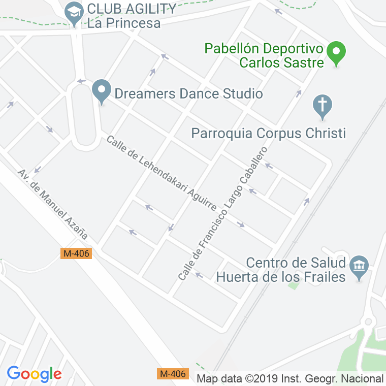 Código Postal calle Lehendakari Aguirre en Leganés