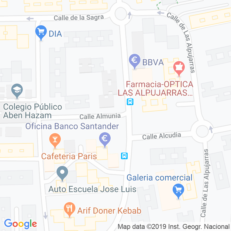 Código postal de Almunia en Leganés