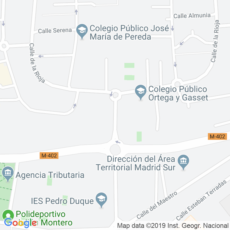 Código Postal calle Bardenas en Leganés