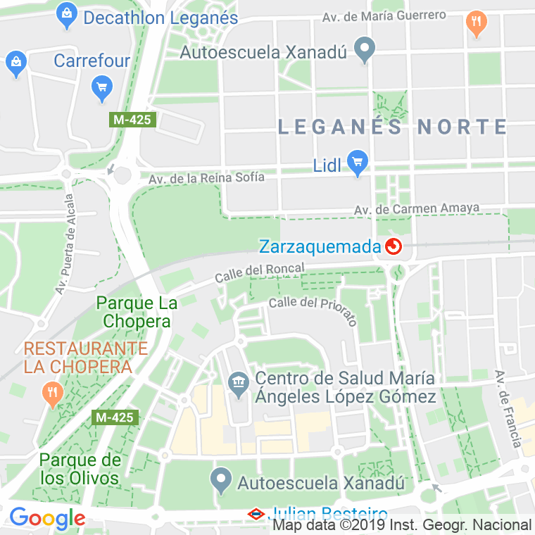 Código postal de Roncal, el en Leganés