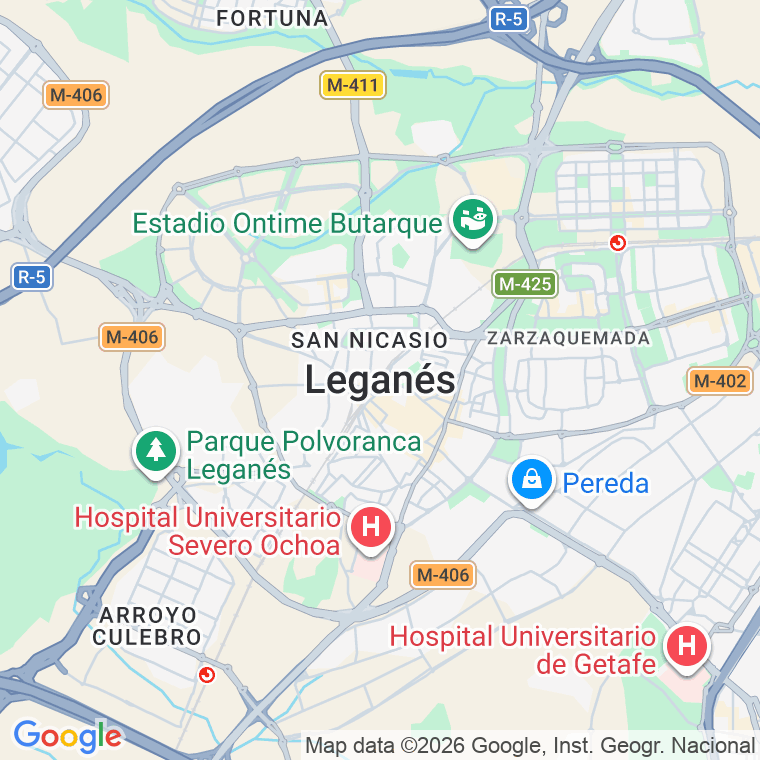 Código postal de Portugal, Avenida en Leganés
