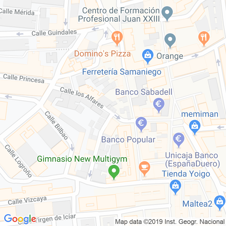 Código Postal calle Alfares en Alcorcón