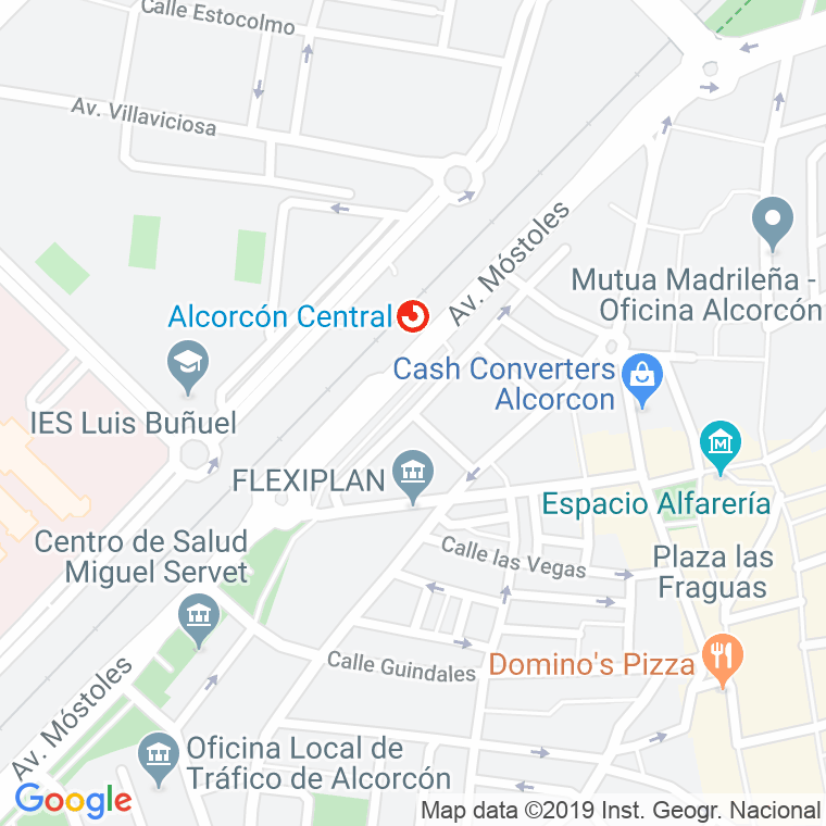 Código Postal calle Bailen en Alcorcón