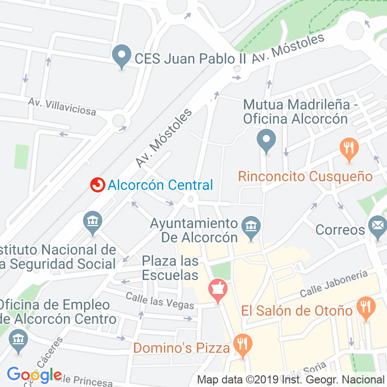 Código Postal calle Castilla, De, paseo en Alcorcón