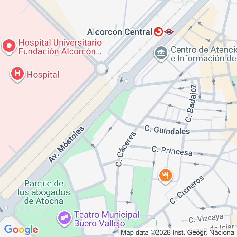 Código postal de Don Benito en Alcorcón