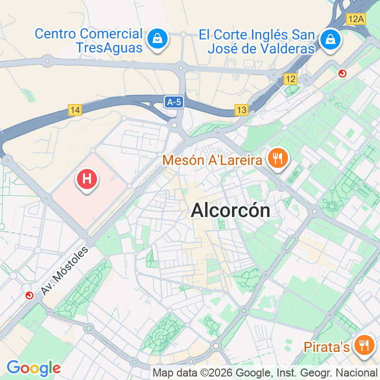 Código postal de Madrid en Alcorcón