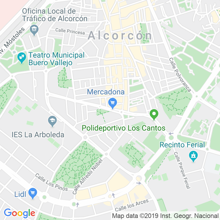 Código Postal calle Cantos, Los en Alcorcón