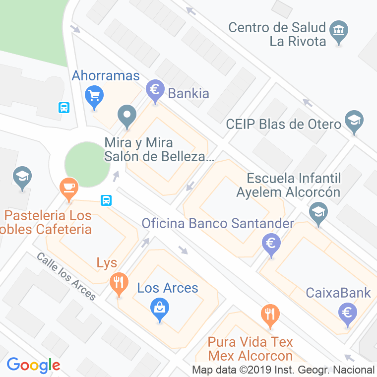 Código Postal calle Chopos, Los en Alcorcón