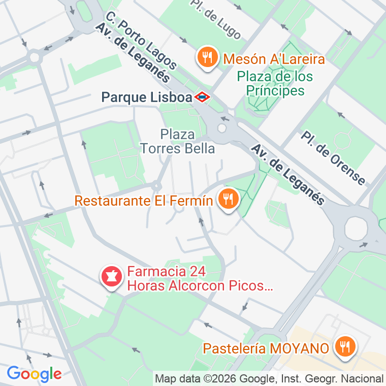 Código postal de Sierra Navacerra, Plaza en Alcorcón