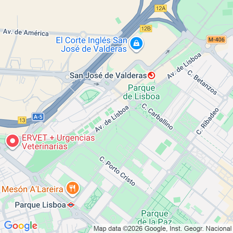 Código postal de Lisboa, Avenida en Alcorcón