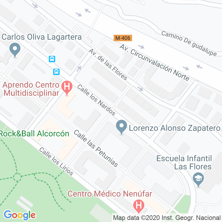 Código Postal calle Jazmines, Los en Alcorcón