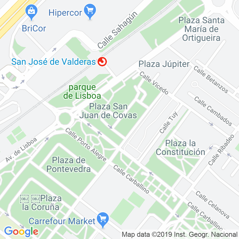 Código Postal calle San Juan De Covas, plaza en Alcorcón