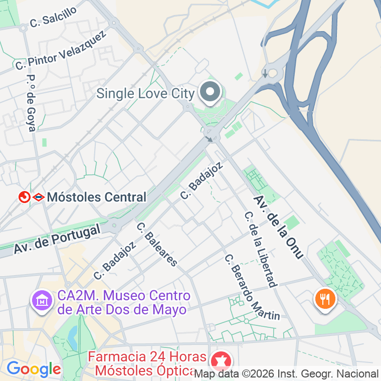 Código postal de Badajoz en Móstoles