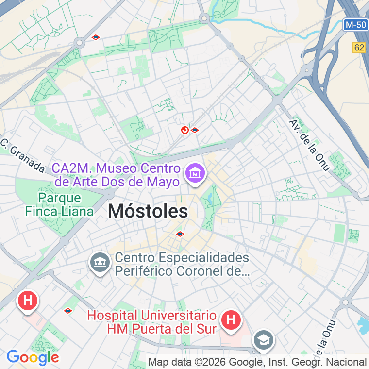 Código postal de Portugal, Avenida (impares del 1 al 57) en Móstoles