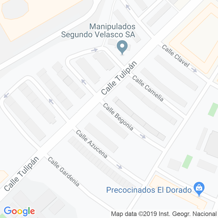 Código Postal calle Begonia en Móstoles