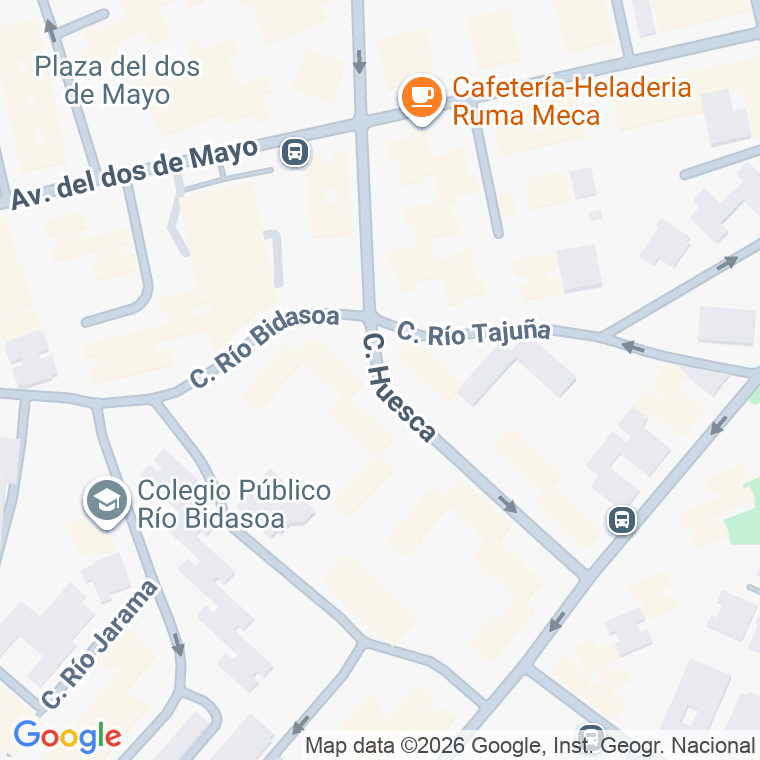 Código postal de Huesca en Móstoles