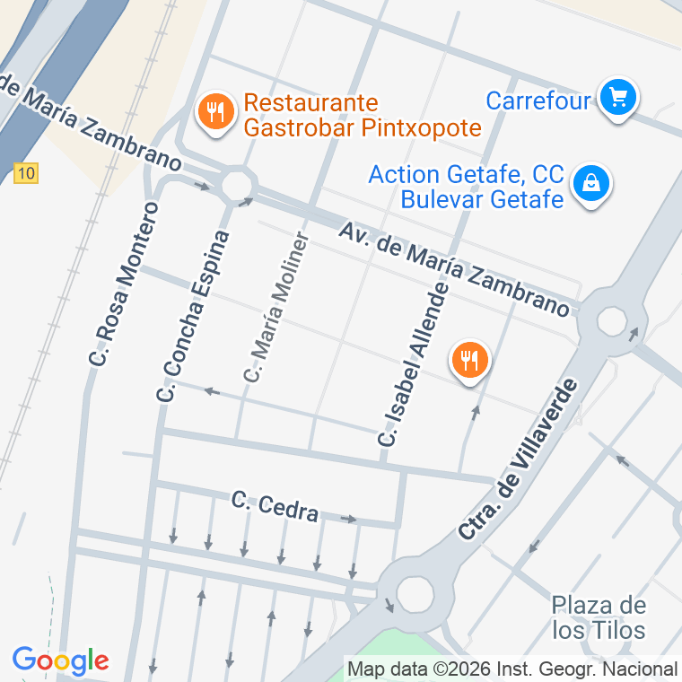Código postal de Calle Emilia Pardo Bazan en Mostoles