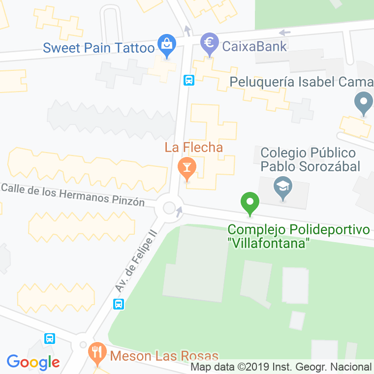 Código Postal calle Felipe Ii en Móstoles