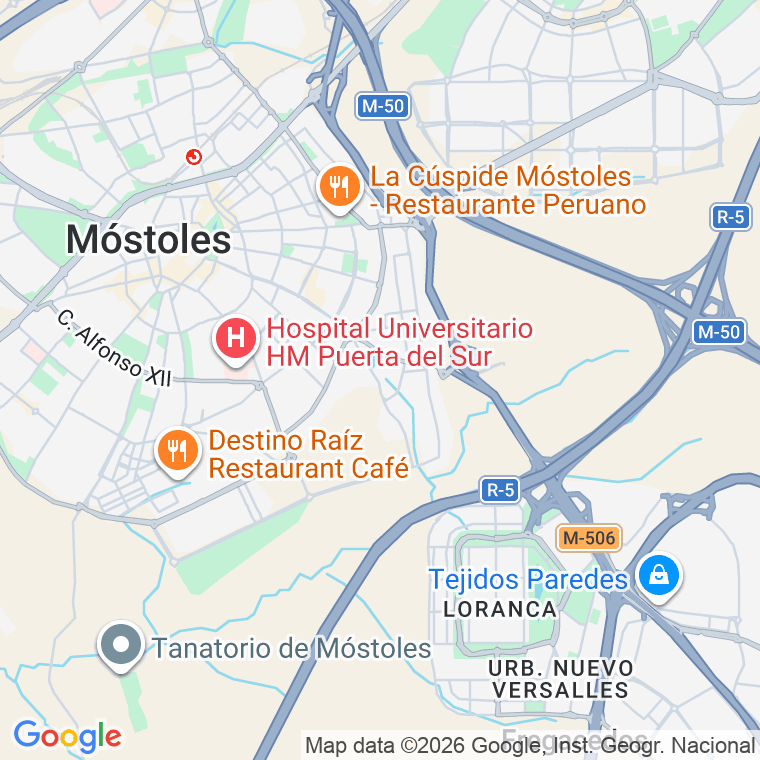 Código postal de Libertad, la   (impares del 1 al Final)  (pares del 2 al 26) en Móstoles