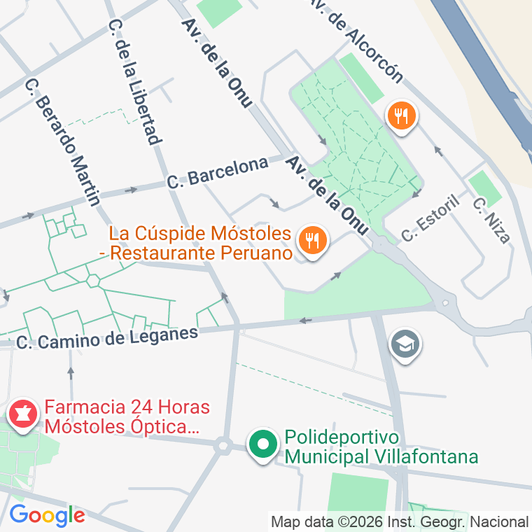 Código postal de Montecarlo en Móstoles