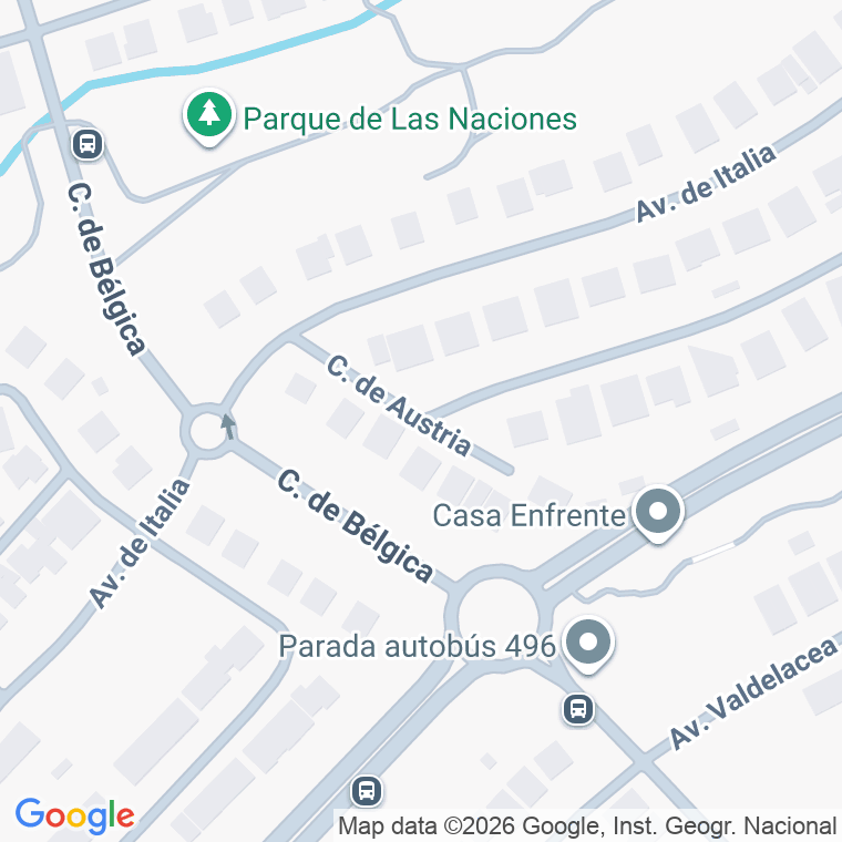 Código postal de Calle Austria (de) en Castañeras y Ciudad Jardi