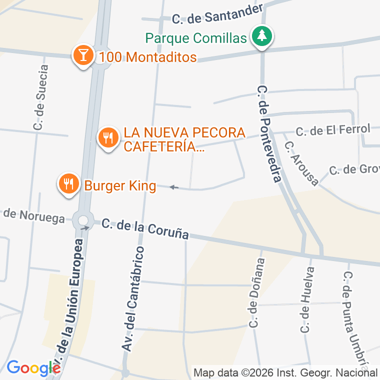 Código postal de Calle Cambados (de) en Castañeras y Ciudad Jardi