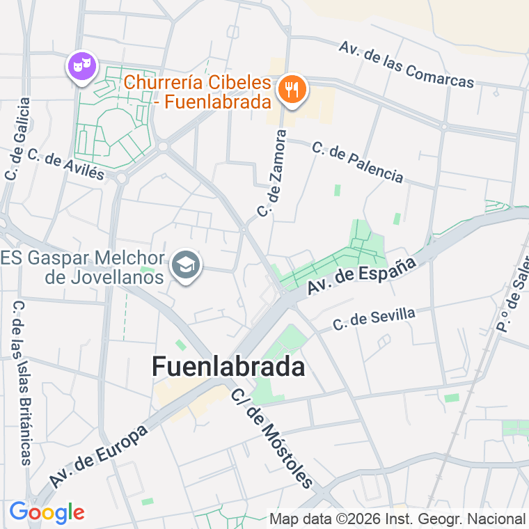 Código postal de Calle Castilla la Vieja (de) en Fuenlabrada