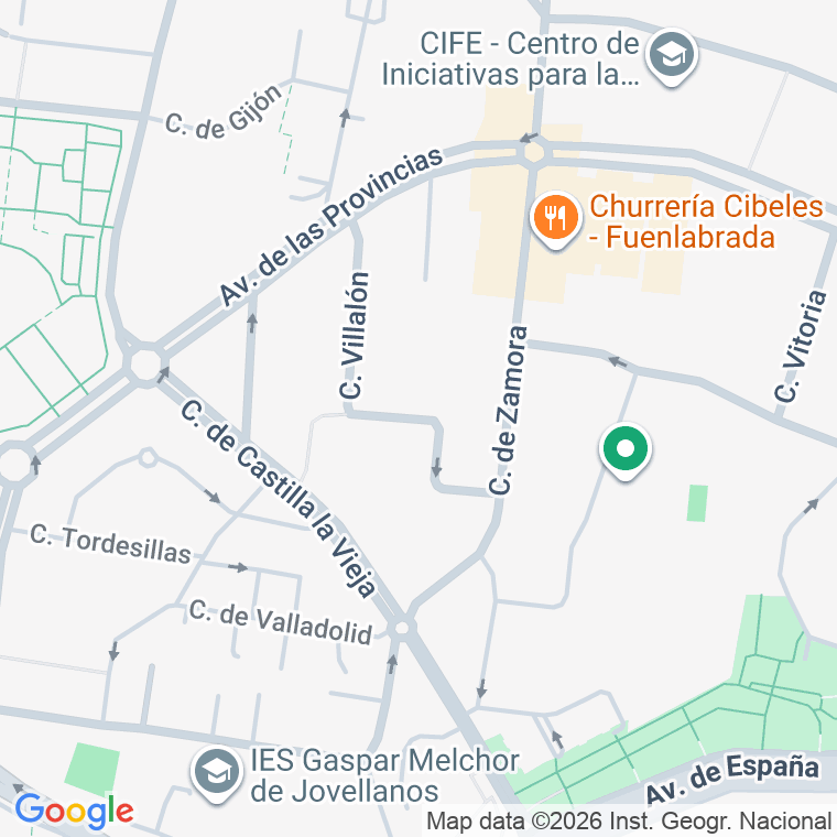 Código postal de Villalon en Fuenlabrada