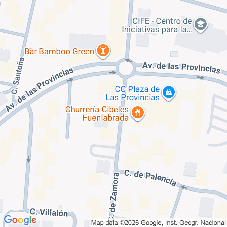Código postal de Zamora en Fuenlabrada