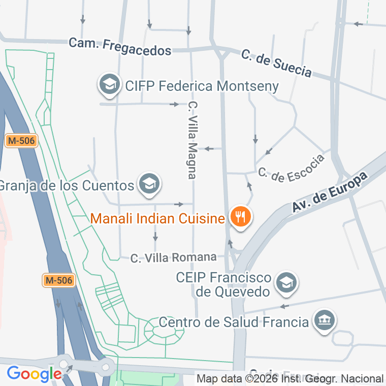 Código postal de Villa Magna, de la en Fuenlabrada