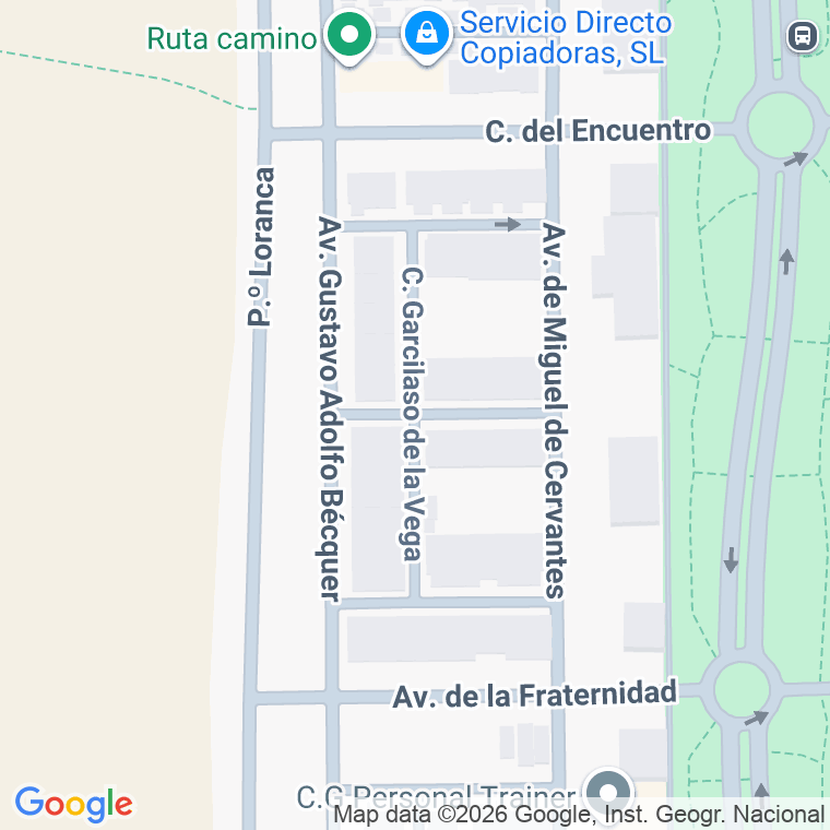 Código postal de Calle Garcilaso de la Vega en Loranca