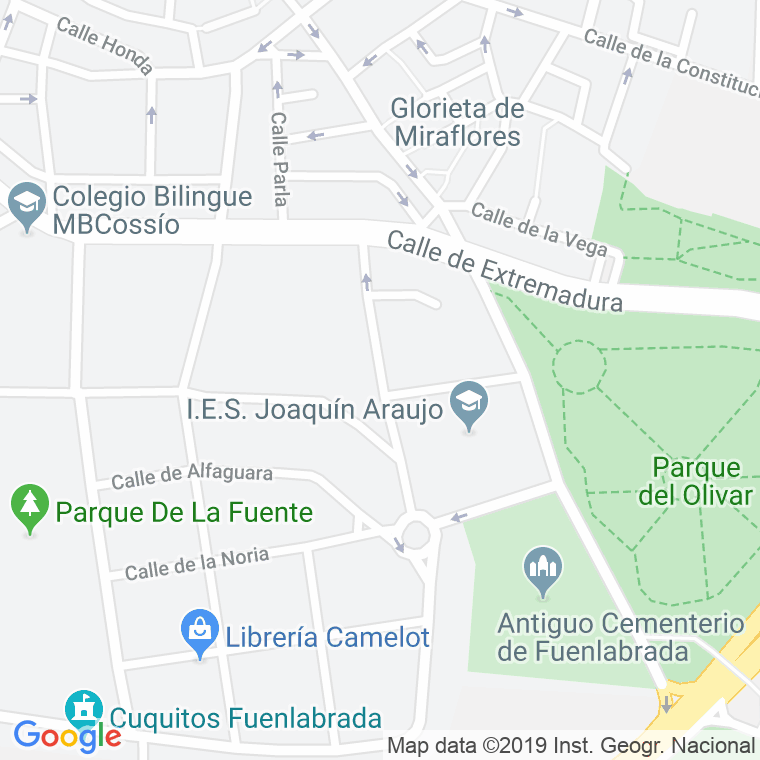 Código Postal calle Carranque en Fuenlabrada