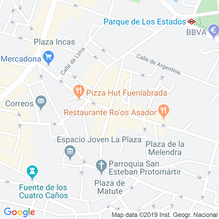 Código Postal calle Castillejos, De Los en Fuenlabrada