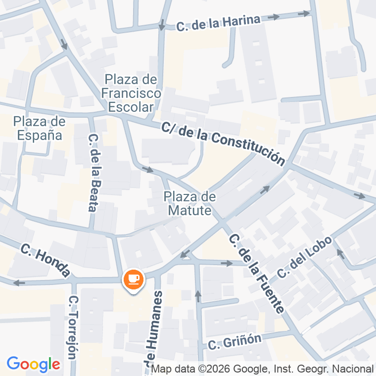 Código postal de Matute, Plaza en Fuenlabrada