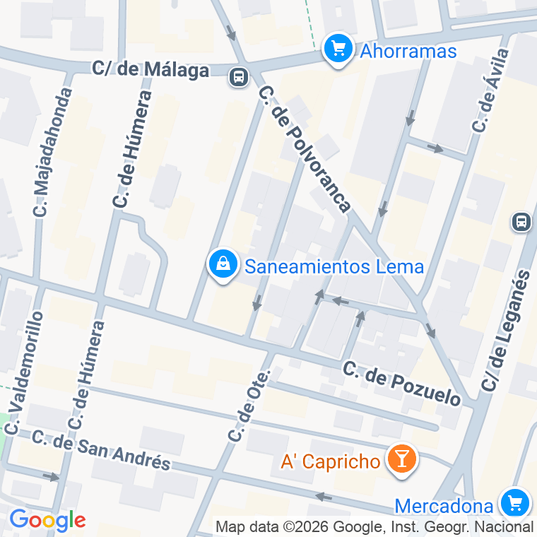 Código postal de Calle Brunete (de) en Fuenlabrada