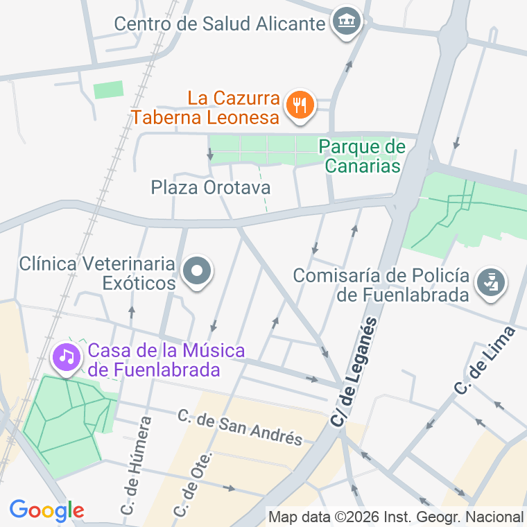 Código postal de Calle Polvoranca (de) en Fuenlabrada