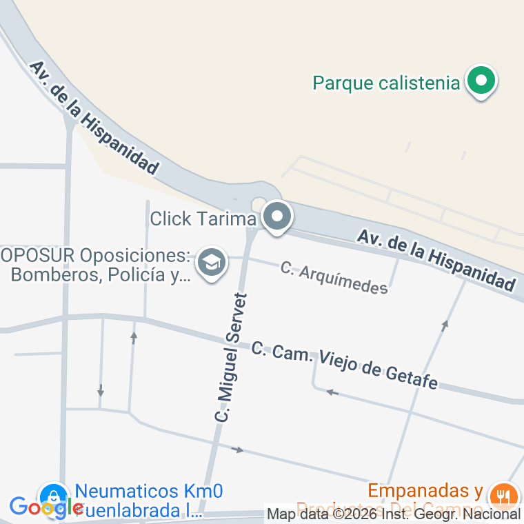 Código postal de Arquimedes en Fuenlabrada