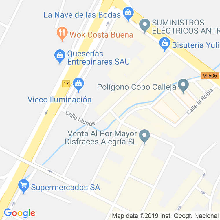 Código Postal calle Murias en Fuenlabrada