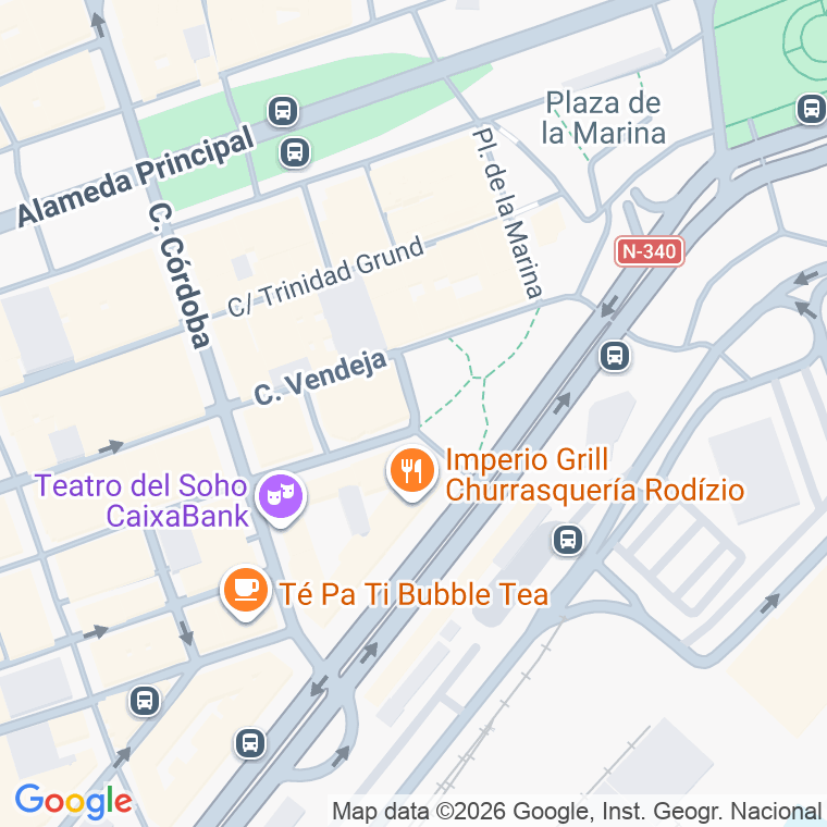 Código postal de Plaza Poeta Alfonso Canales en Malaga