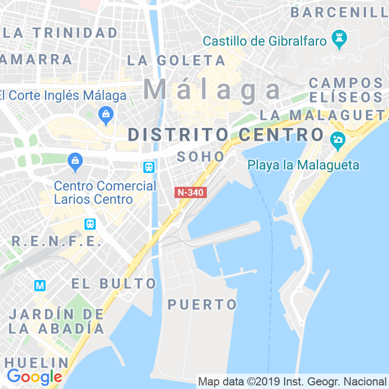 Código Postal calle Latorre en Málaga