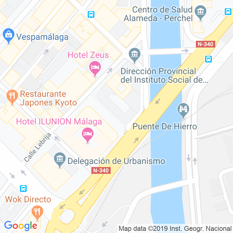 Código Postal calle Alfonso Reyes en Málaga