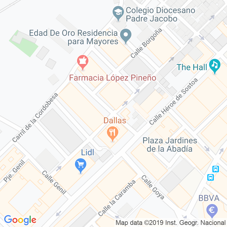 Código Postal calle Domingo De Orueta en Málaga
