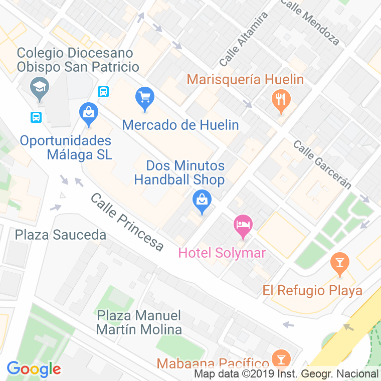 Código Postal calle Guadalete en Málaga
