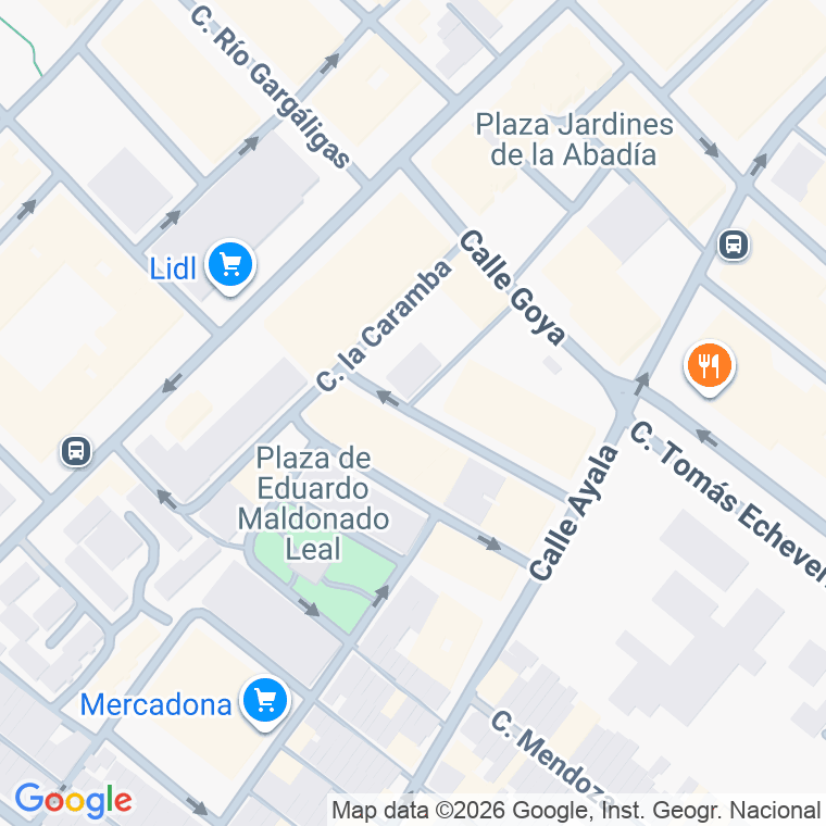 Código postal de Maestro Guerrero en Málaga