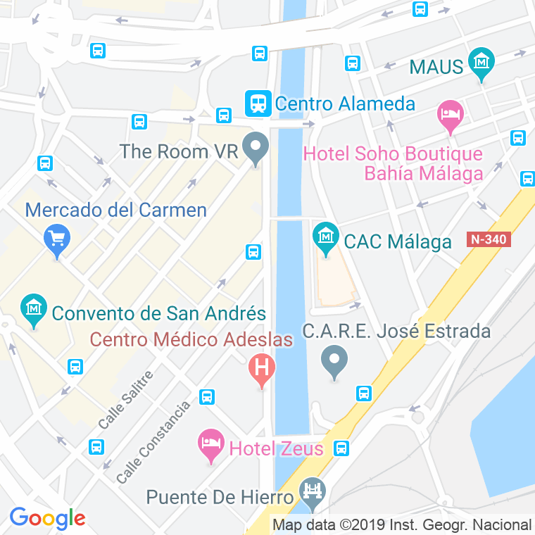 Código Postal calle Matadero, Del, pasillo en Málaga