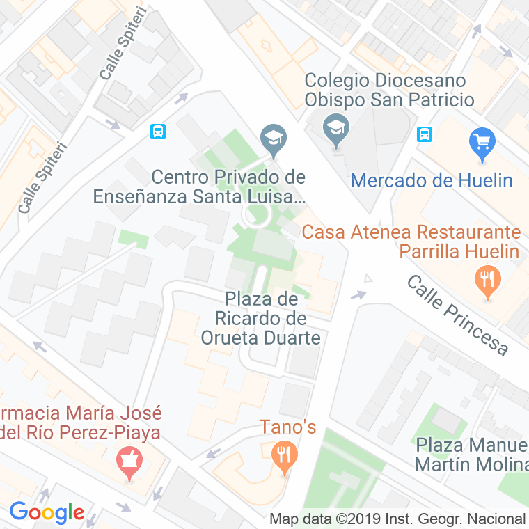 Código Postal calle Alberto Insua en Málaga